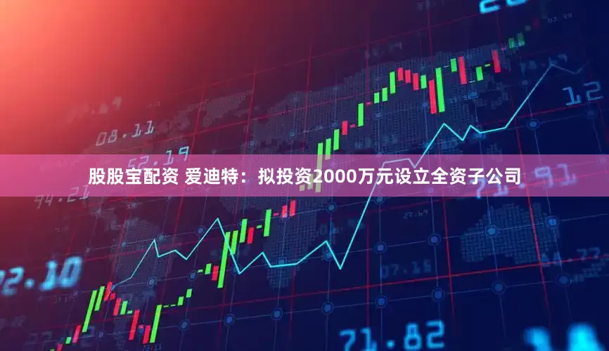 股股宝配资 爱迪特：拟投资2000万元设立全资子公司